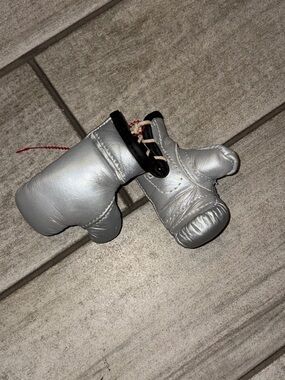 Silver Mini Boxing Glove Keychain - Kids Accessories